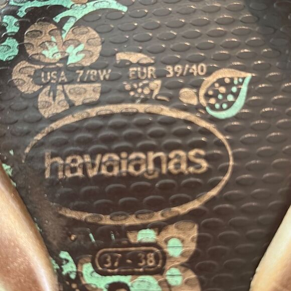 HAVAIVANAS Flip Flops Size 7.5 - Picture 4 of 4